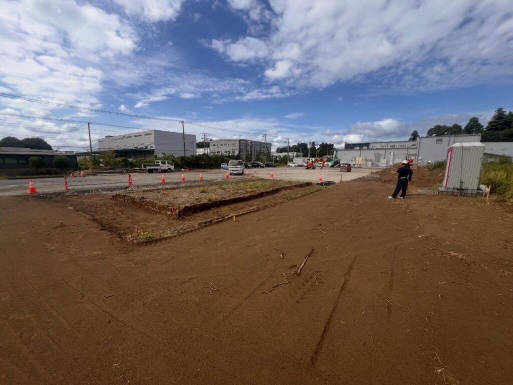 東金市 管理事務所今回は東金の工業地帯にトラック運送の管理事務所の計画があり、確認済証も取得。