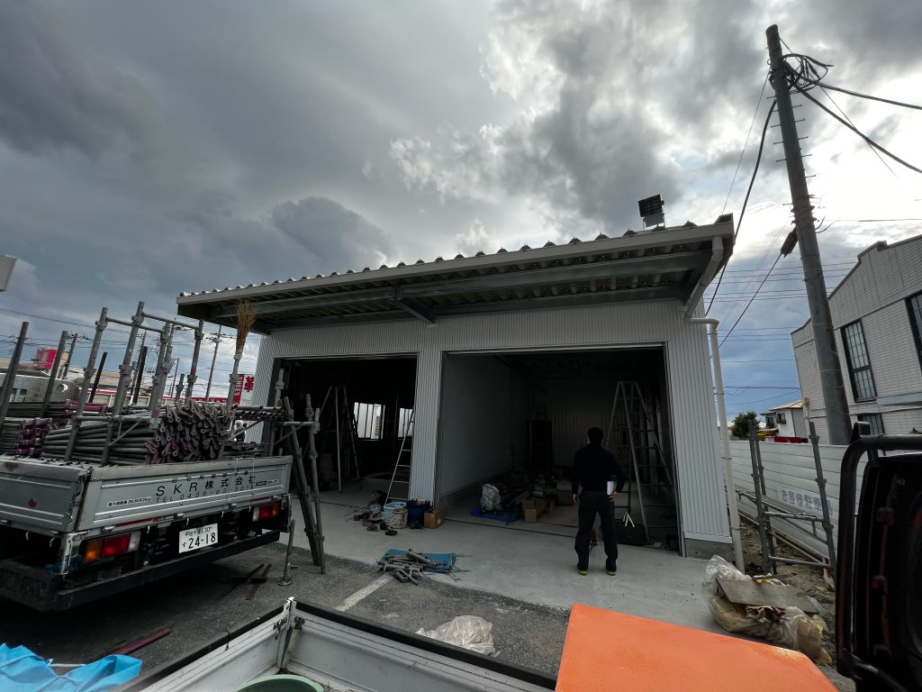 茂原市 自動車修理場 途中経過